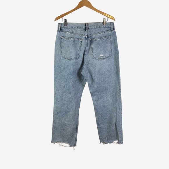 Nuuds The Straight Jeans Classic Fit Size 32 Ranger Wash Distressed 29” Inseam - Picture 6 of 16